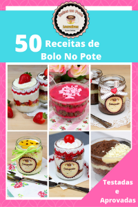 E-book 50 receitas de bolos no pote